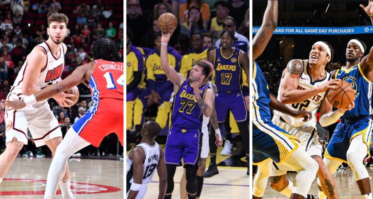 Lakers arrasan a Spurs, Rockets remontan ante 76ers y Nuggets frenan a Warriors en la NBA