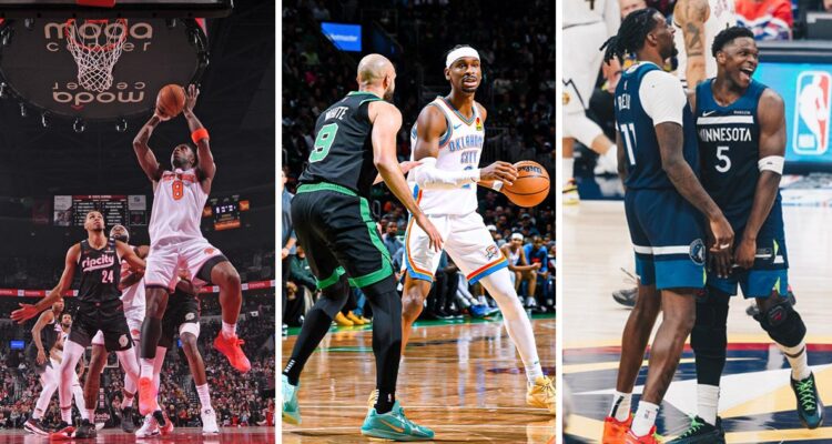 Thunder, Wolves y Knicks celebraron en noche de NBA.