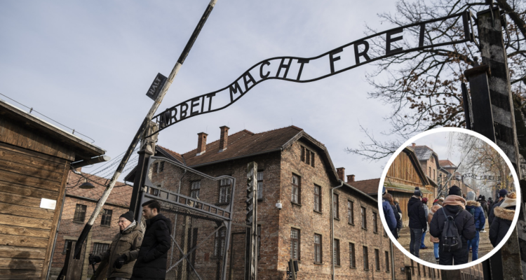 Joven hace saludo nazi en Auschwitz y es detenido