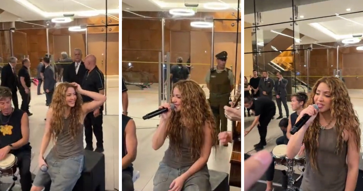Shakira realiza concierto improvisado para despedirse de sus fanáticos: “Voy a volver”