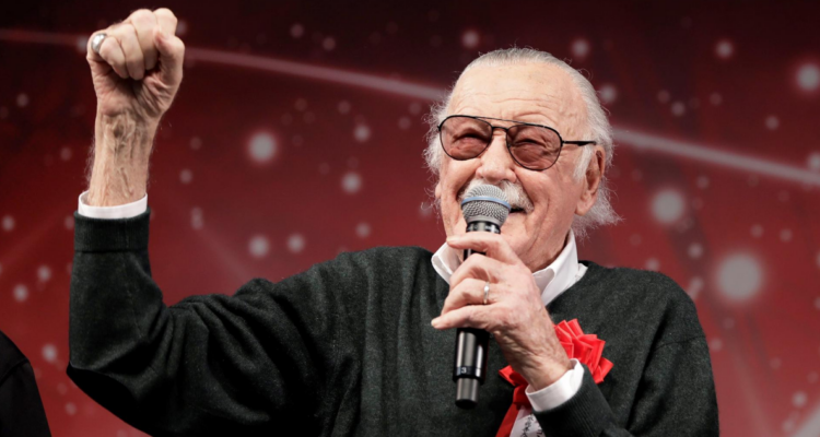 Stan Lee, creador de superhéroes de Marvel como Spider Man y Hulk, en referencia a documental
