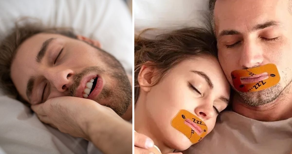 Qué es el mouth taping (bucal) o la técnica de usar una cinta adhesiva para dormir y evitar los ronquidos, tiene beneficios o peligros.