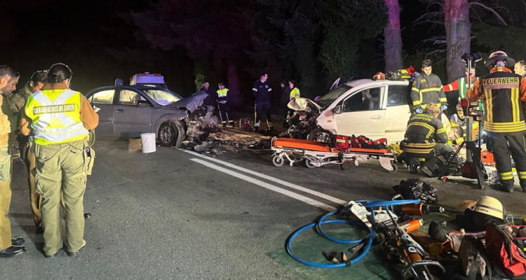 Colisión puerto varas y ensenada