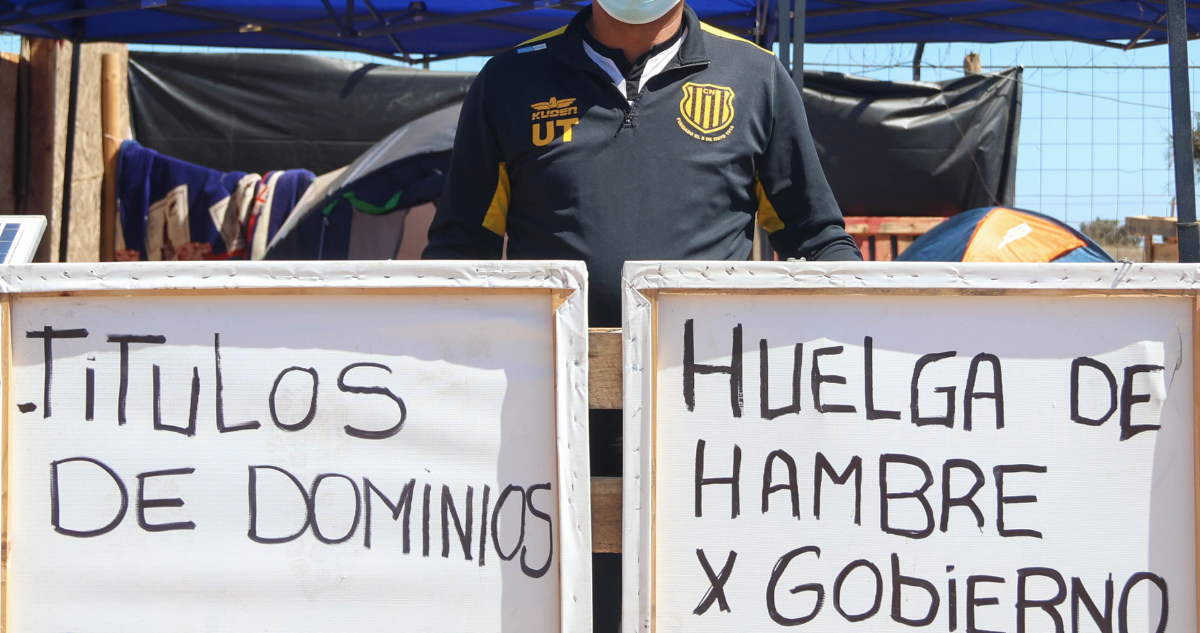 Huelga de hambre damnificados megaincendio
