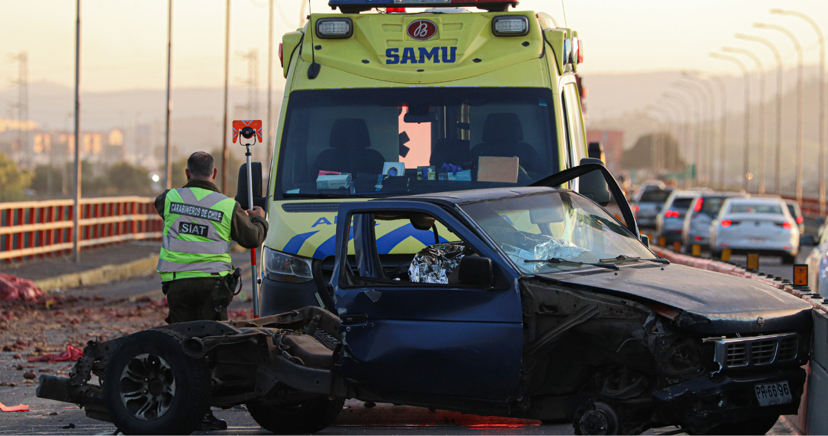 Accidente de tránsito Puente Juan Pablo II