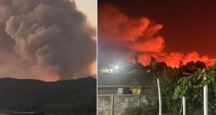 Denuncia por focos simultáneos de incendio