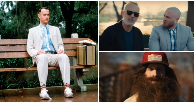 Tom Hanks vuelve a sentarse en el banco de “Forrest Gump” para videoclip de su hijo