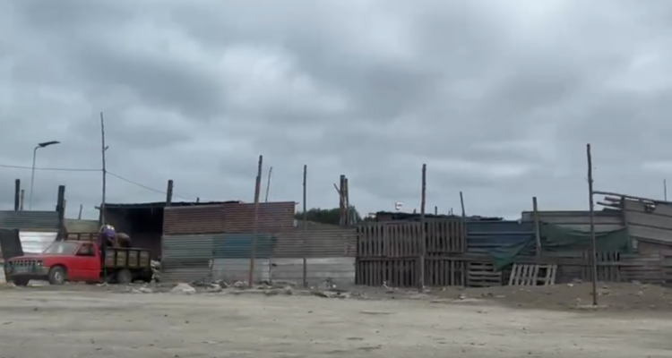 Imagen de una de las tomas reportadas en Talcahuano