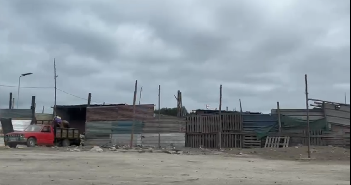 Imagen de una de las tomas reportadas en Talcahuano