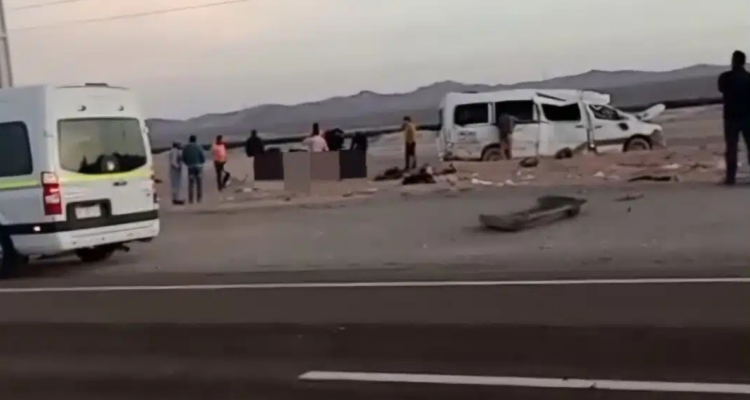 tres muertos choque minibús maría elena