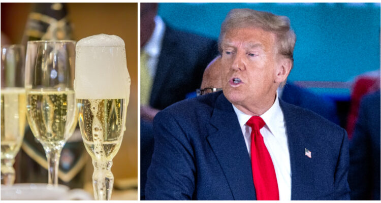 Wall Street abrió en rojo tras amenaza de Trump de subir impuesto al 200% al champán y vino europeo