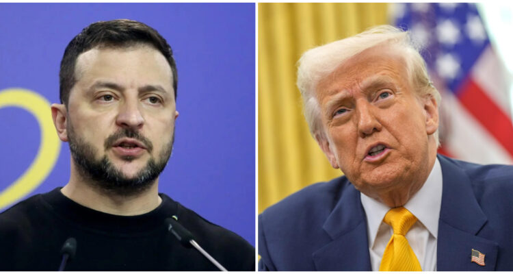 Volodimir Zelenski y Donald Trump