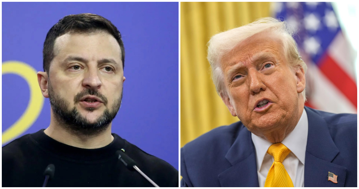 Volodimir Zelenski y Donald Trump