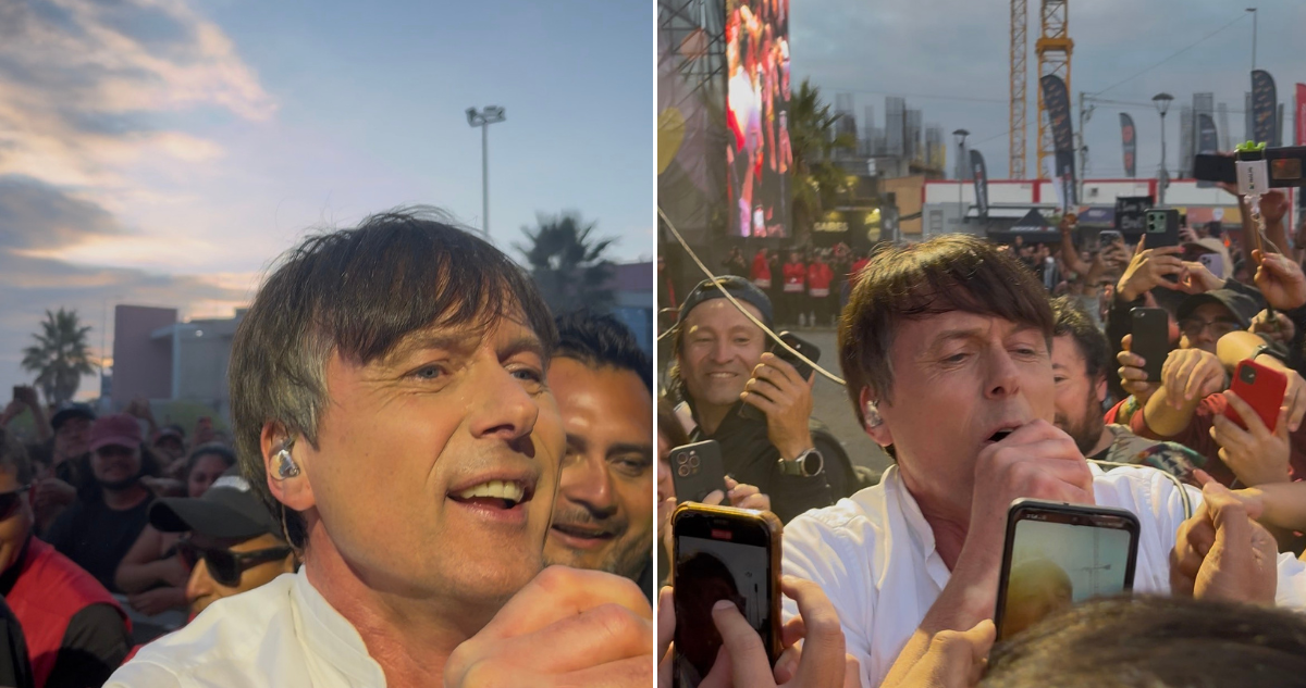 Suede con elpúblico en REC