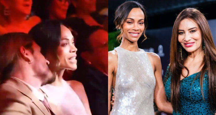 Zoe Saldaña y Myriam Hernández