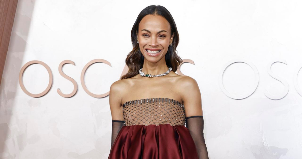 Zoe Saldaña en los Premios Óscar 2025