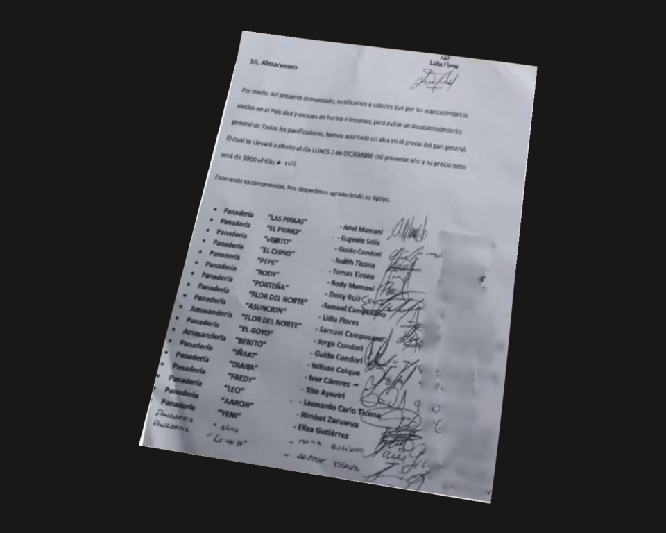 Papel de acuerdo