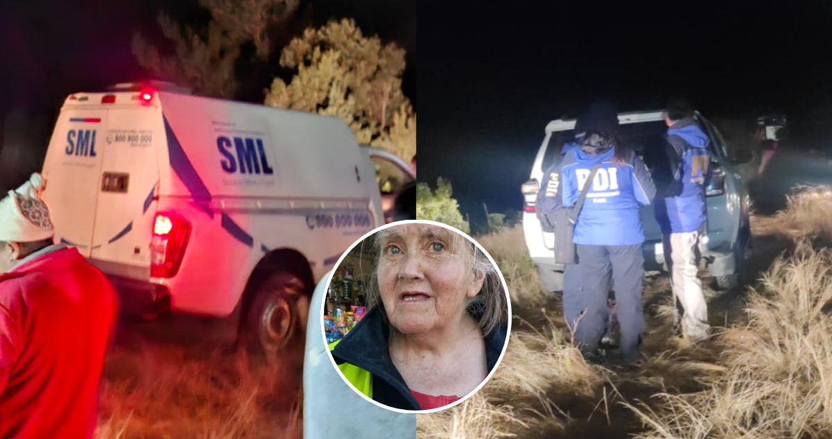 Encuentran cadáver de adulta mayor desaparecida hace casi un mes en Carahue