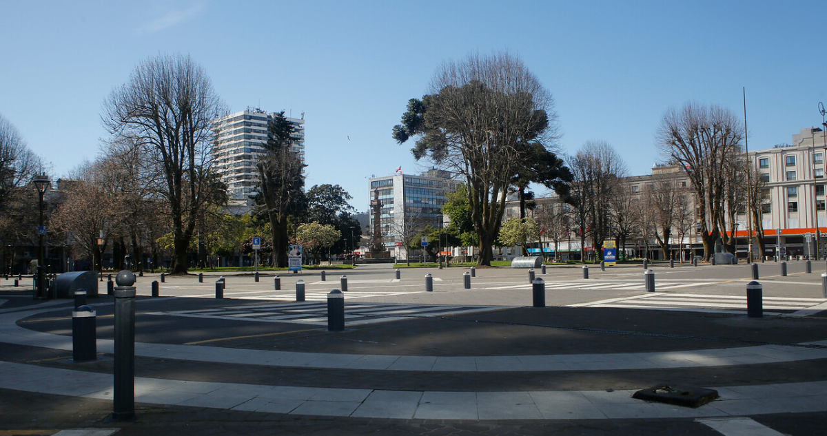 Agreden mujer plaza concepcion