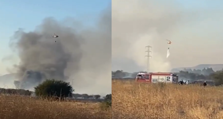 Declaran Alerta Roja en Lampa por incendio forestal cercano a zonas pobladas e industriales