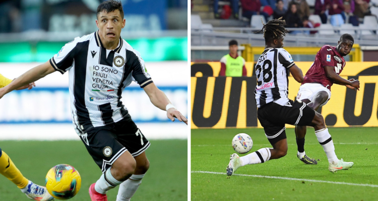 Tras recuperación ‘flash’; Alexis vuelve a jugar por Udinese en duro traspié ante Torino de Maripán