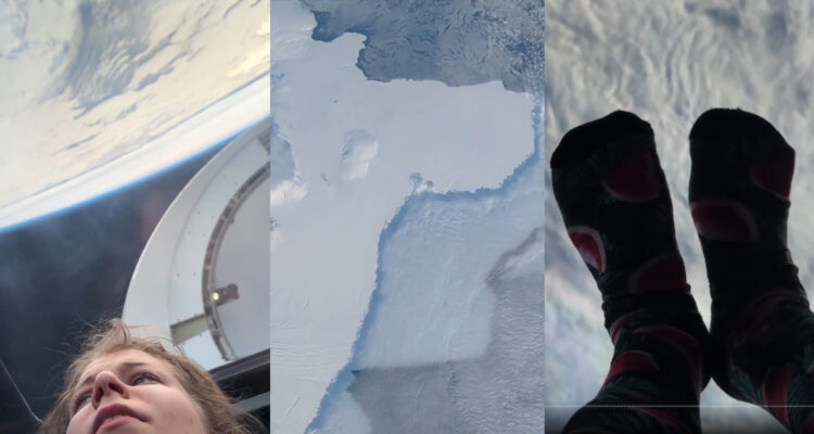 Fotos de los astronautas que vieron la Antártica por primera vez desde el espacio