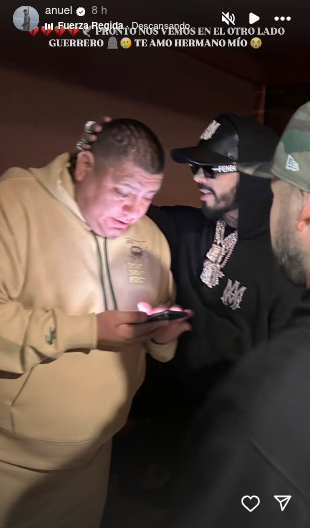 Instagram Stories de Anuel AA junto a Guatón Mutema, narco asesinado en Quilicura