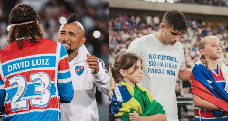 Arturo Vidal y sus palabras especiales a Fortaleza por homenaje a hinchas fallecidos, Mylan y Martina