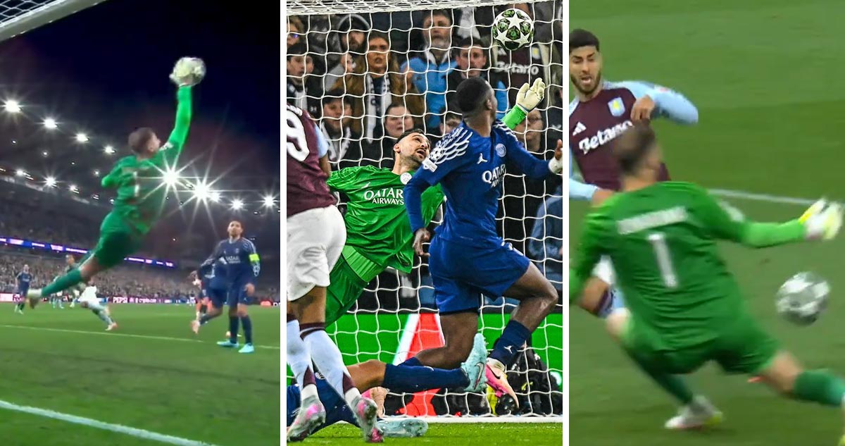 Gianluigi Donnarumma brilló en llave del PSG ante Aston Villa.