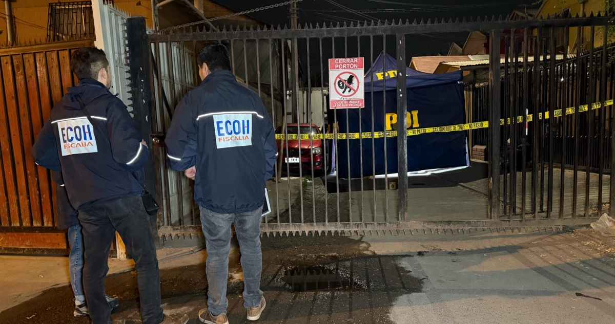 Un muerto y un herido deja ataque armado en La Pintana