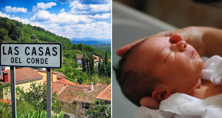Nace bebé en pueblo español tras 52 años