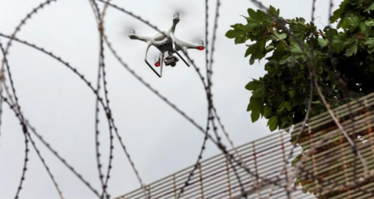 Reo intentó fugarse con un dron de cárcel de Bélgica