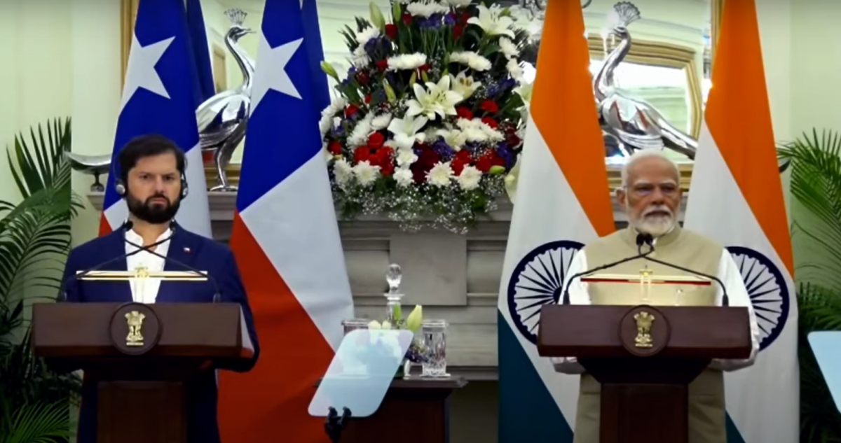 Presidente Boric se reúne con primer ministro de India