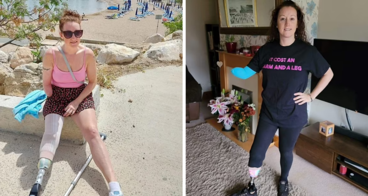 Británicasufrió la amputación de su pierna tras golpearse con frasco en el pie: padece rara enfermedad