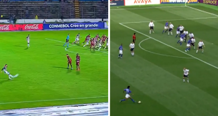 A lo Ronaldinho en el Mundial 2002: Bryan Carrasco y un golazo que hizo recordar al mítico brasileño