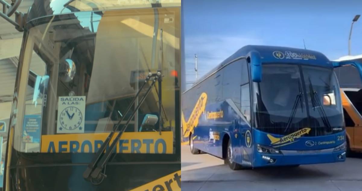 Buses que van al Aeropuerto de Santiago modifican su histórico punto de salida