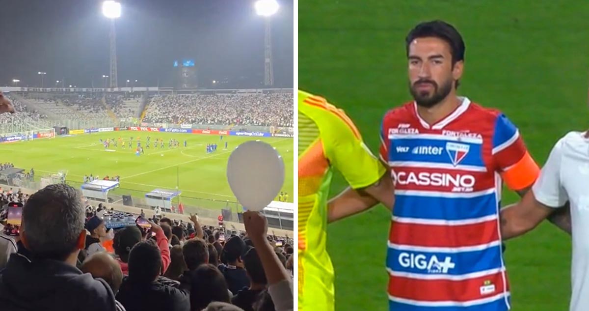 Juan Martín Lucero tuvo hostil recibimiento de los hinchas de Colo Colo.