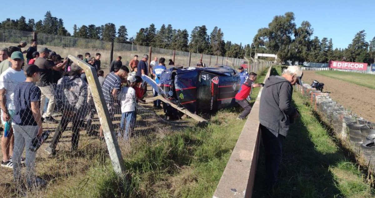 Uno de los asistentes al evento compartió como quedó el Gol de Martínez | Carburando.com