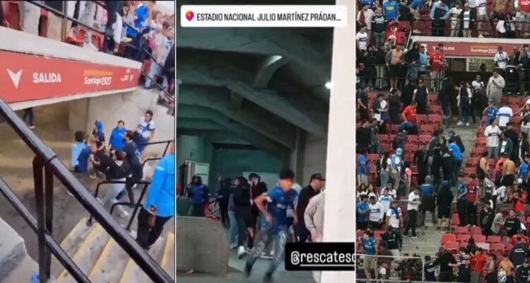 Católica anuncia querella contra involucrados en fuerte riña en su barra en el estadio Nacional