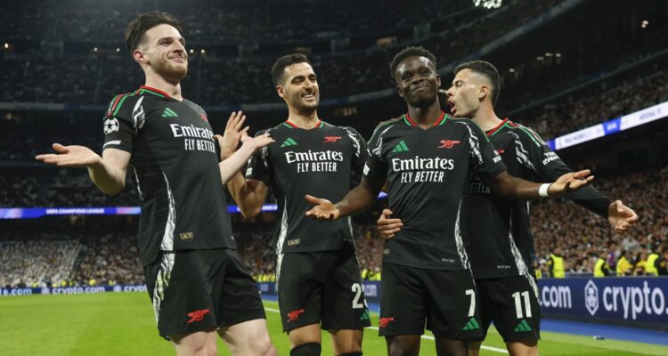 Arsenal eliminó al Real Madrid de la Champions League.