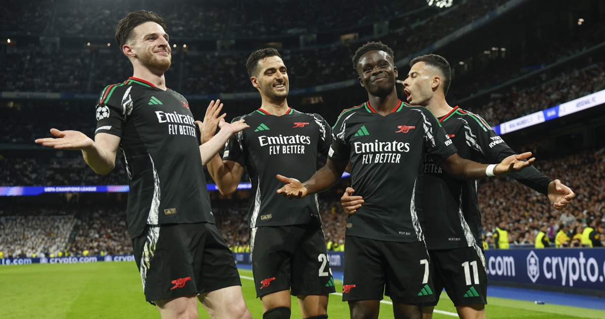Arsenal eliminó al Real Madrid de la Champions League.