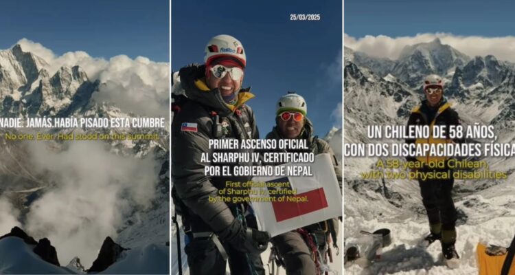 Montañista chileno Hernán Leal fue parte del equipo que logró el ascenso histórico al Sharphu IV