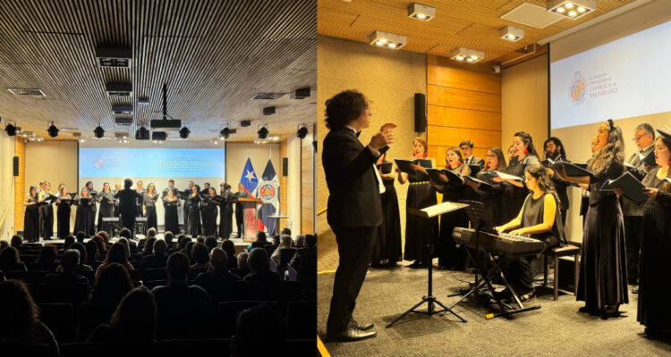 Coro de Cámara PUCV presentó en Santiago concierto de música sacra por actividades de Semana Santa