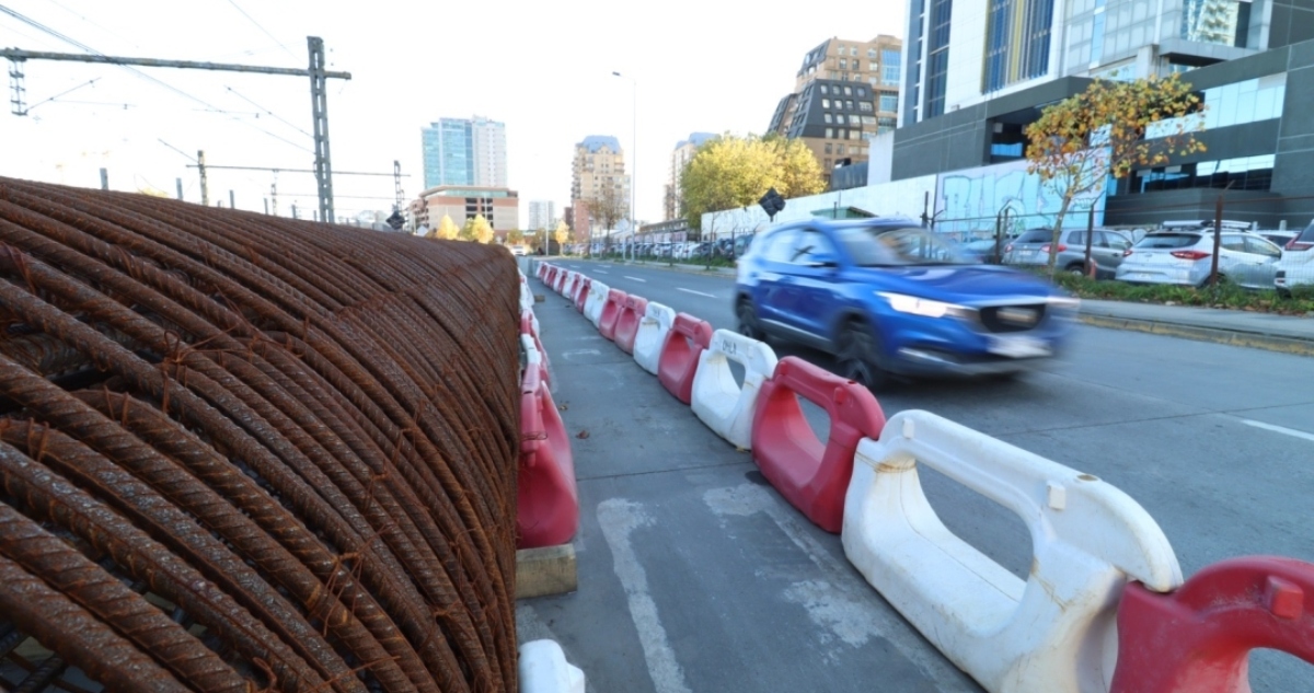 Cortes de tránsito en avenida Padre Hurtado de Concepción