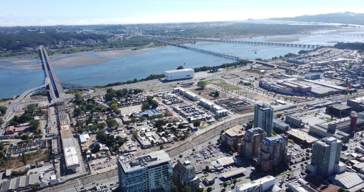 Cortes de tránsito en avenida Padre Hurtado de Concepción