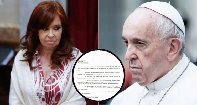 Cristina Fernández y su carta al papa