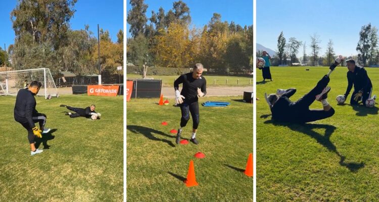 Cristóbal Campos mostró su vuelta a los entrenamientos.