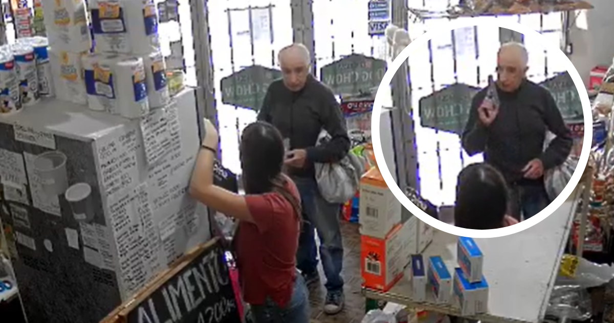 “Dámela, por favor”: hombre asaltó negocio en Argentina, rogó por dinero y víctima pensó que era broma