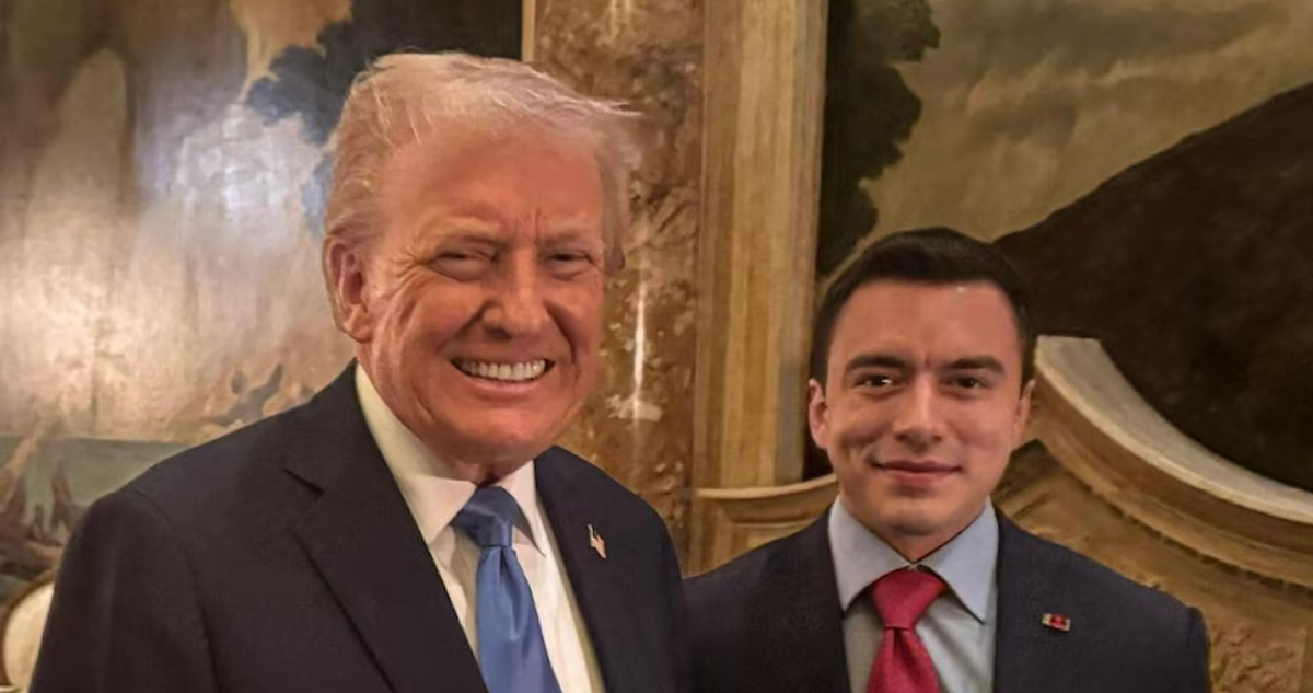 Daniel Noboa y su encuentro con Donald Trump a fines de marzo
