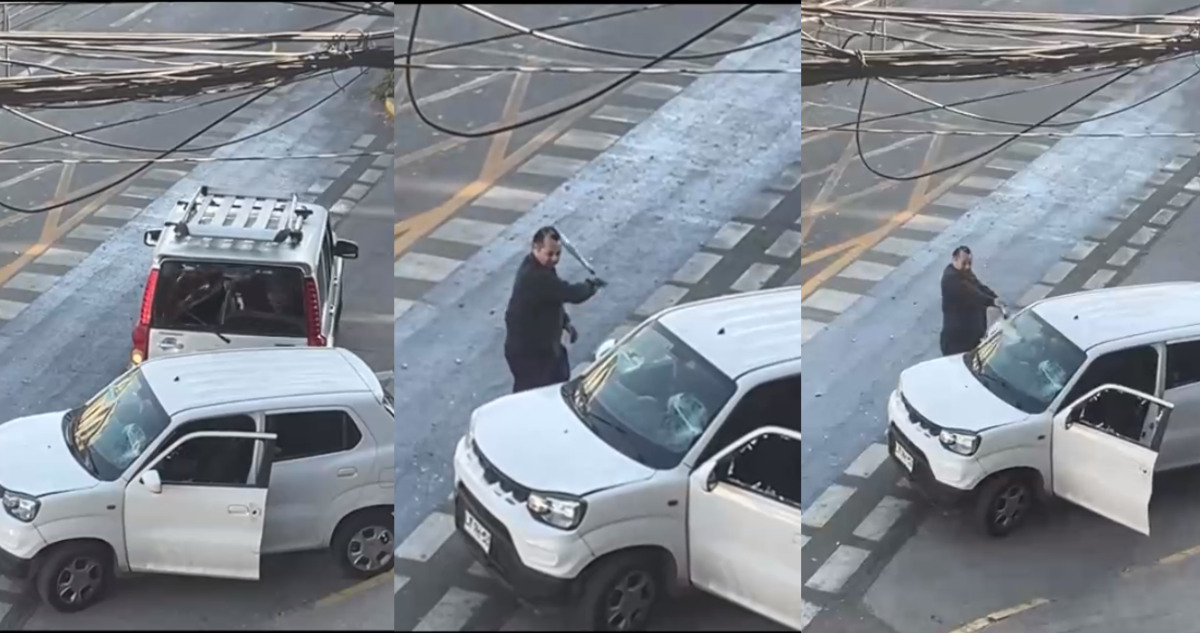 Chofer que destruyó auto con bate en Providencia ha estado involucrado en dos episodios similares